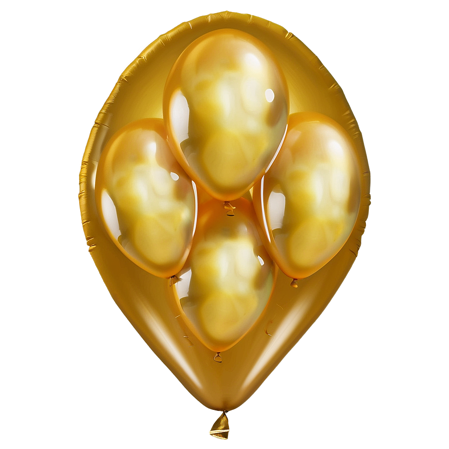 Gold Balloon Background Png 06212024 PNG Image