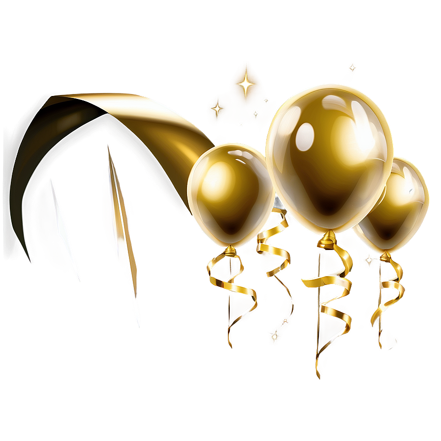 Gold Balloon Transparent Png 97 PNG Image