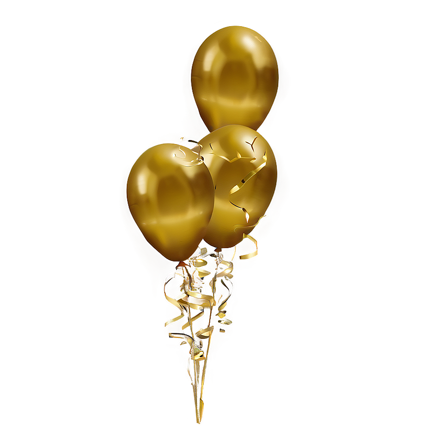 Gold Balloons Background Png 92 PNG Image