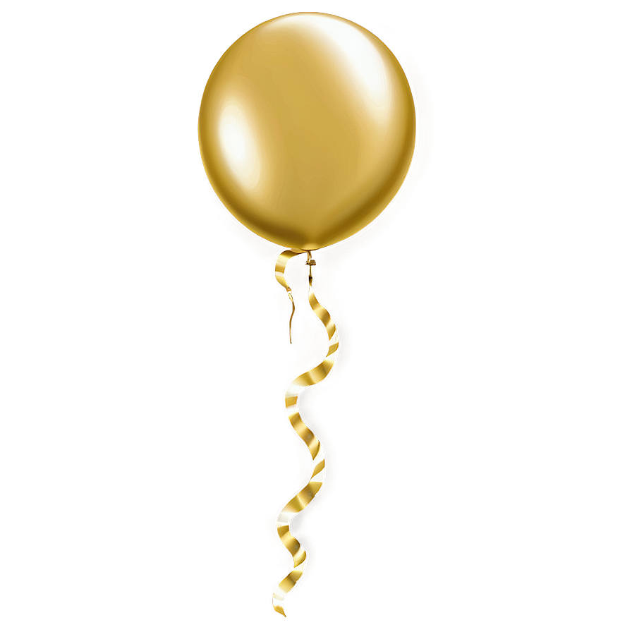 Gold Balloons Floating Png Jbw PNG Image