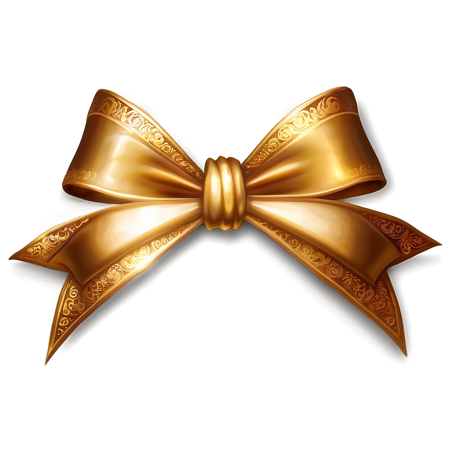 Gold Bow For Crafting Png Tgi PNG Image