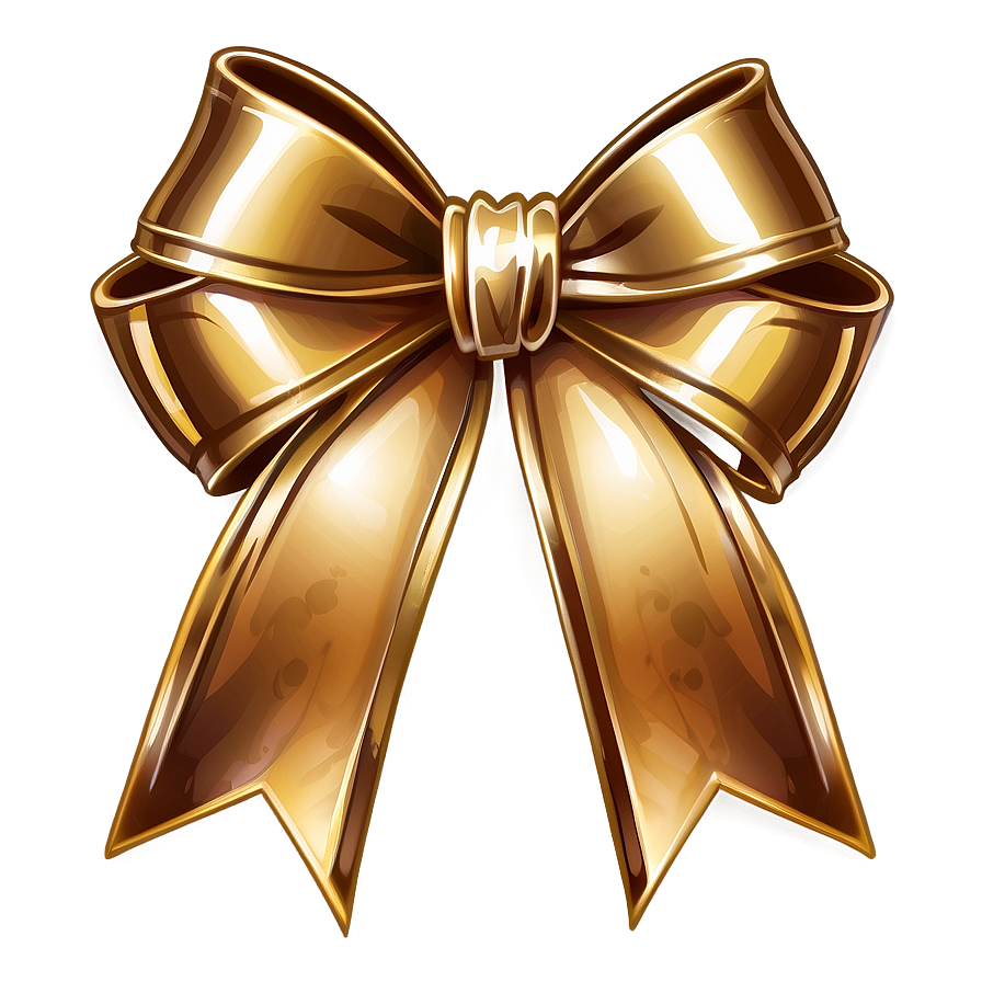 Gold Bow Illustration Png Gif94 PNG Image