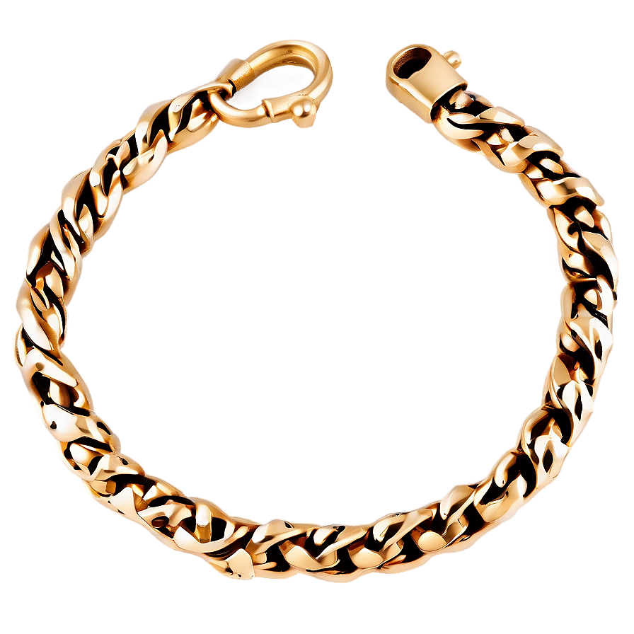 Gold Bracelet For Everyday Wear Png Vfy97 PNG Image