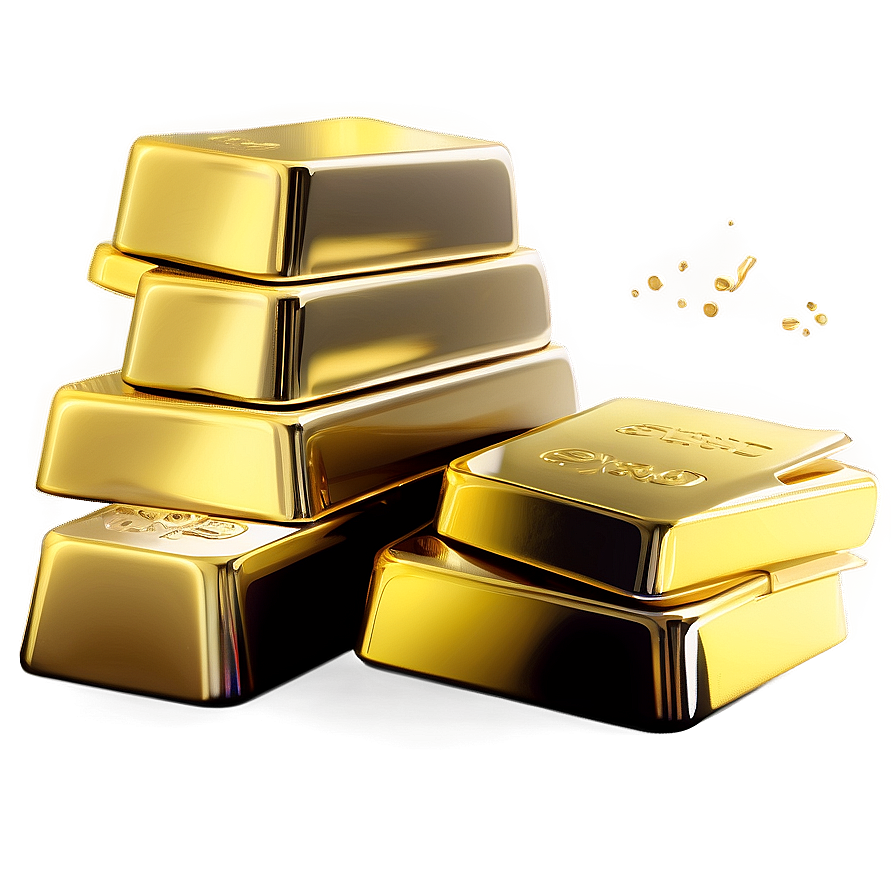 Gold Bullion Stack Png Xur PNG Image