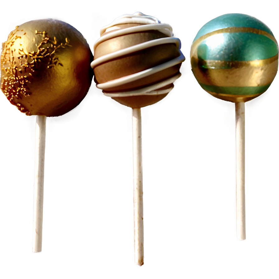 Gold Cake Pop Png Pas96 PNG Image