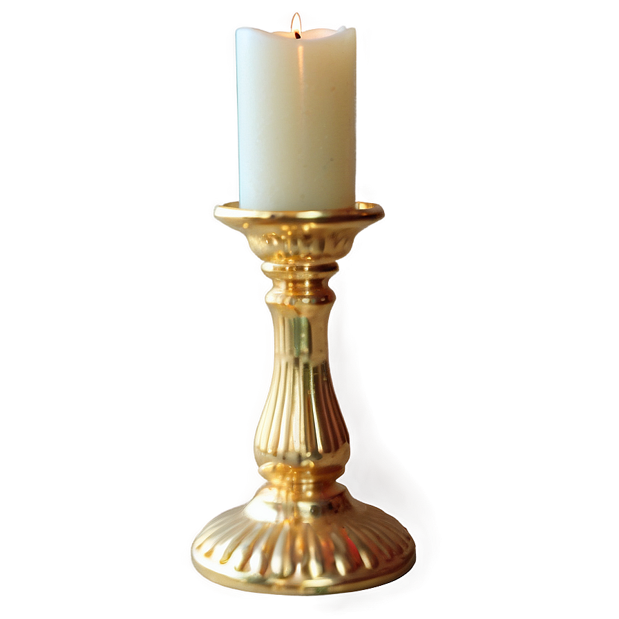 Gold Candle Holder Png Wxu PNG Image