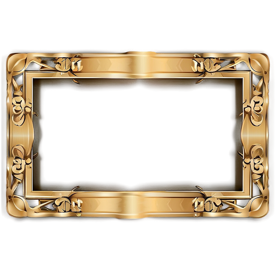 Gold Certificate Frame Png Irq91 PNG Image