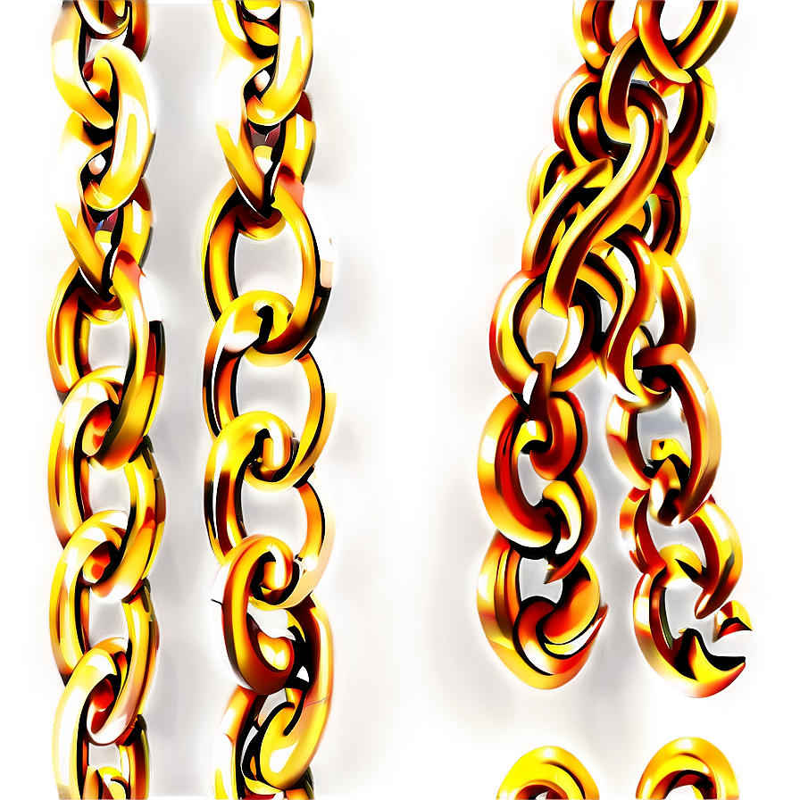 Gold Chain Fashion Png Xvx PNG Image