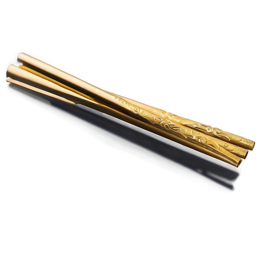 Gold Chopsticks Png 05252024 PNG Image