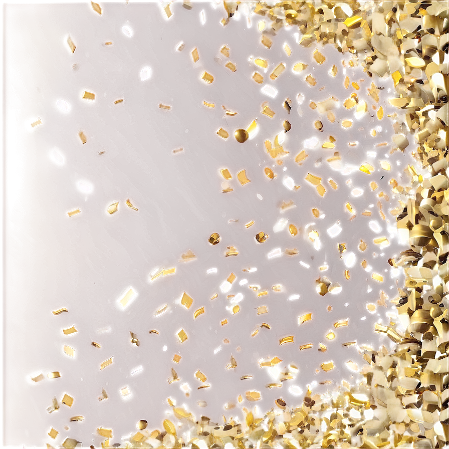 Gold Confetti Extravaganza Png 45 PNG Image