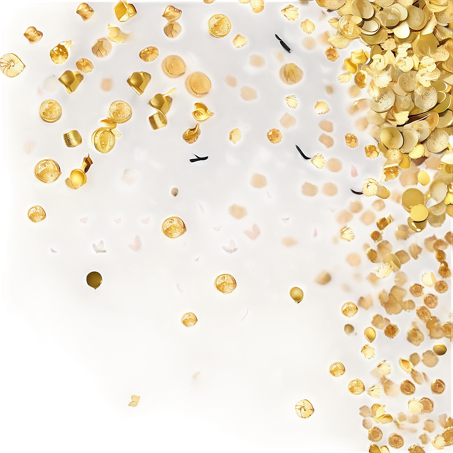 Gold Confetti Glitz Png 31 PNG Image