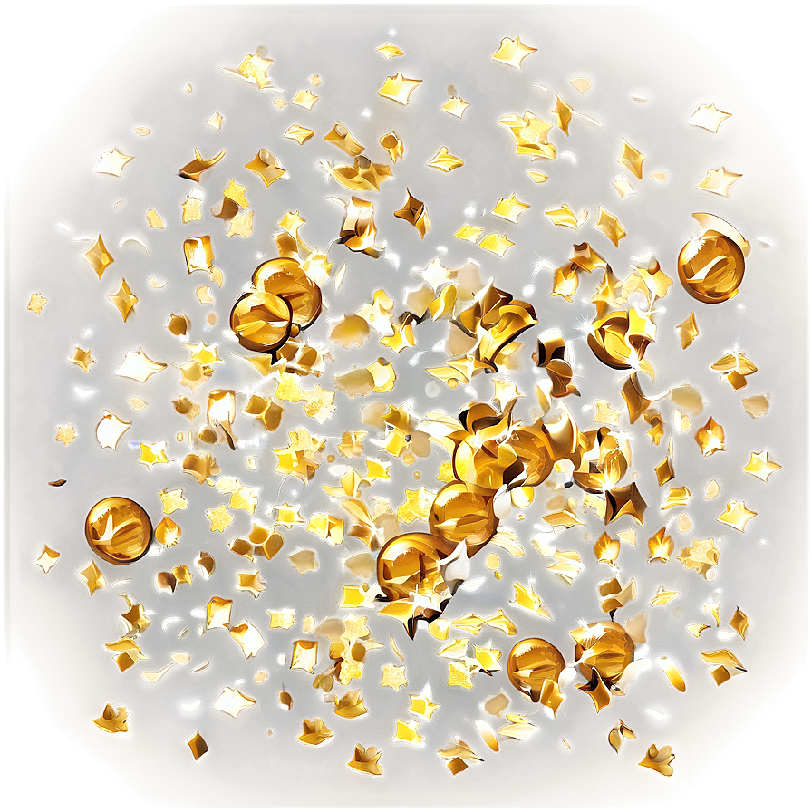 Gold Confetti Majesty Png Wsu PNG Image