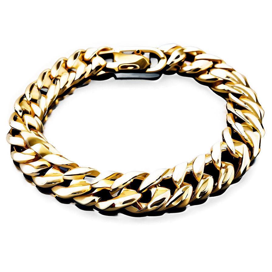 Gold Cuban Chain Png 05042024 PNG Image