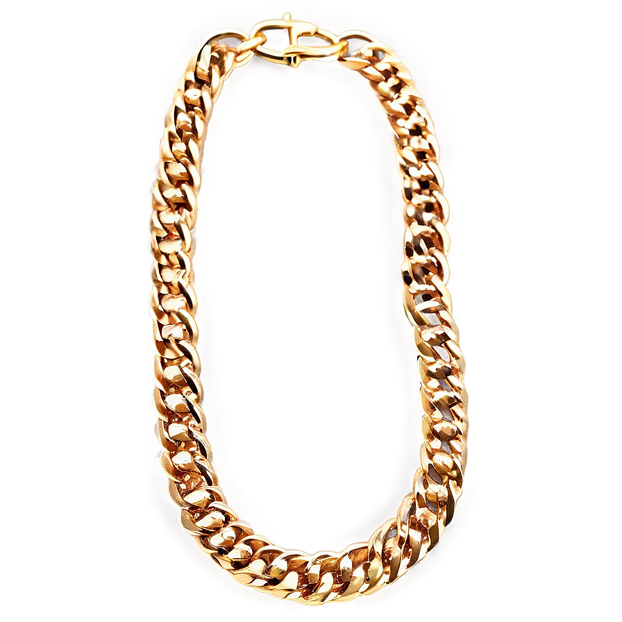 Gold Cuban Chain Png Yof PNG Image