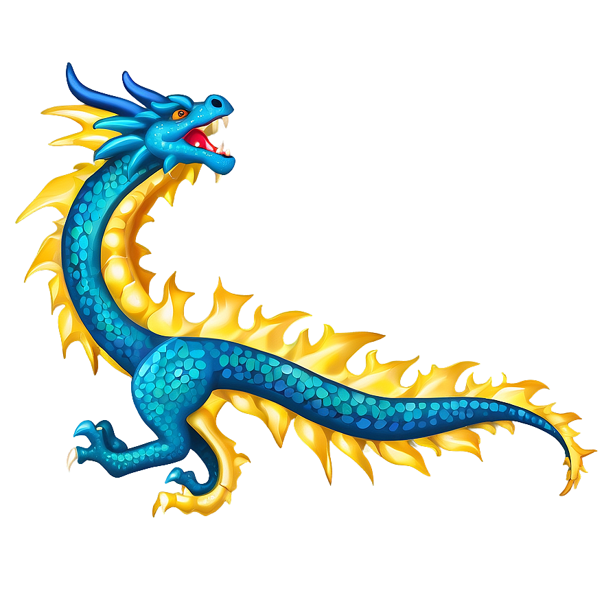 Gold Dragon Clipart Png 06282024 PNG Image