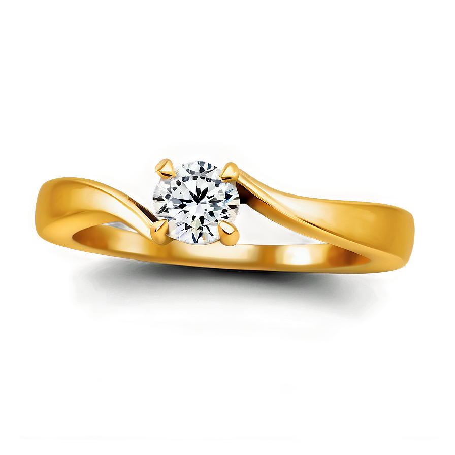 Gold Engagement Ring Png Kmt PNG Image