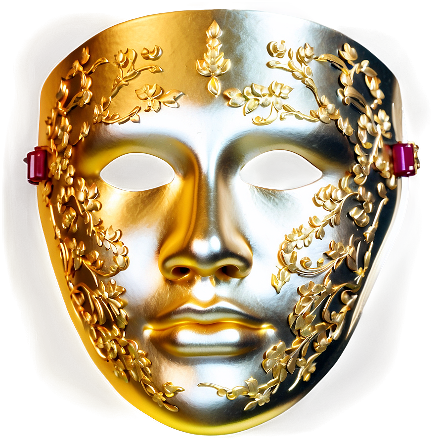 Gold Facial Mask Png Axe PNG Image