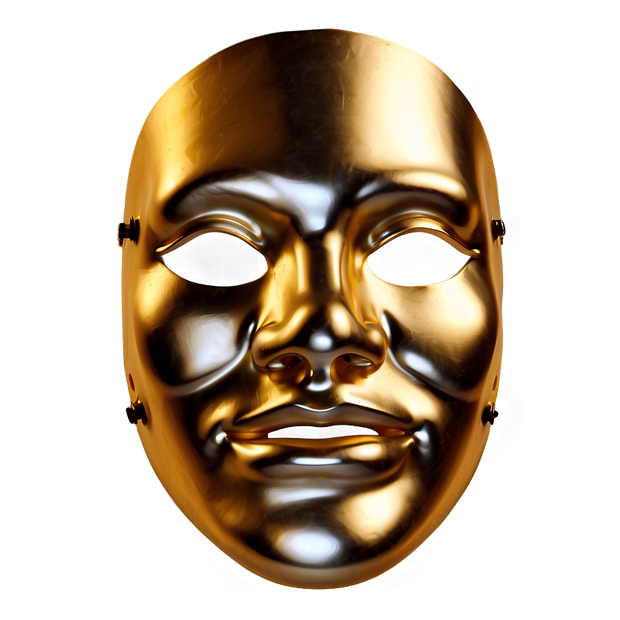 Gold Facial Mask Png Odj PNG Image