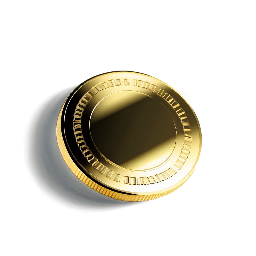 Gold Foil Coin Png 24 PNG Image