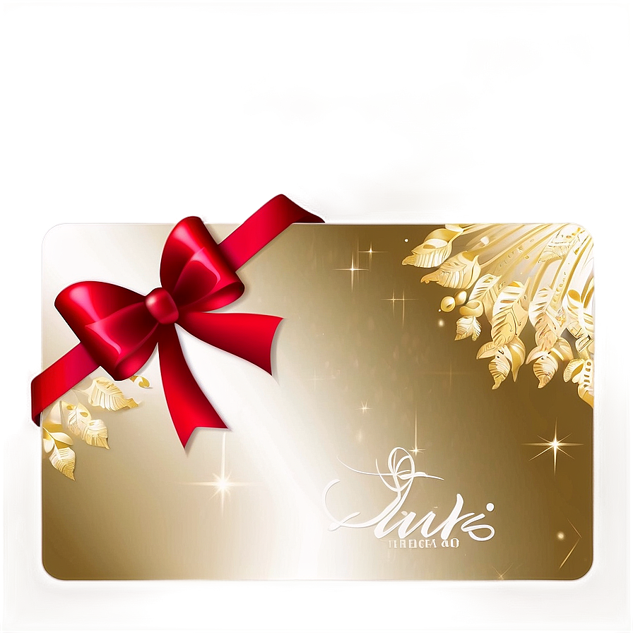 Gold Foil Gift Card Png 05252024 PNG Image