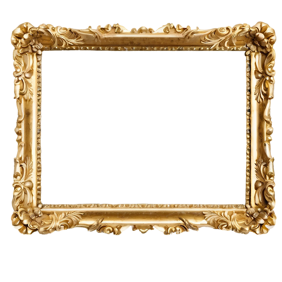 Gold Frame Png 17 PNG Image