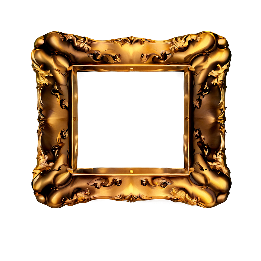 Gold Frame Template Png Uas90 PNG Image