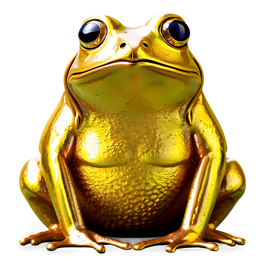 Gold Frog Clipart Png Bfj21 PNG Image