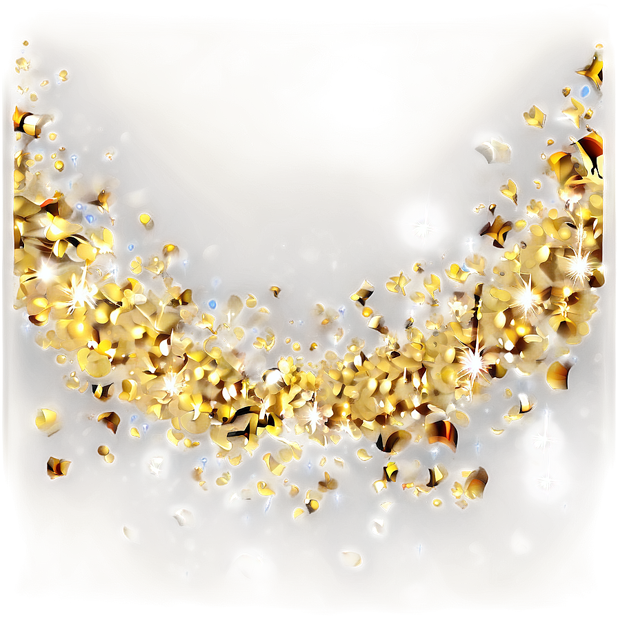 Gold Glitter Bokeh Png Ekq76 PNG Image