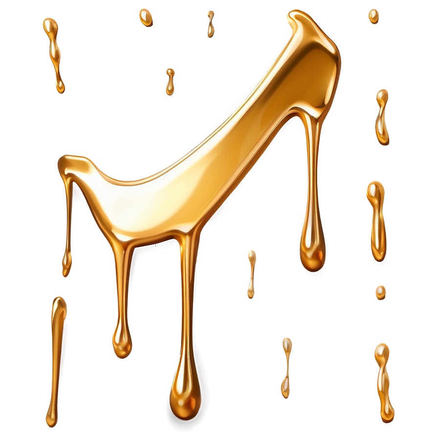 Gold Glitter Drip For Logos Png 06282024 PNG Image