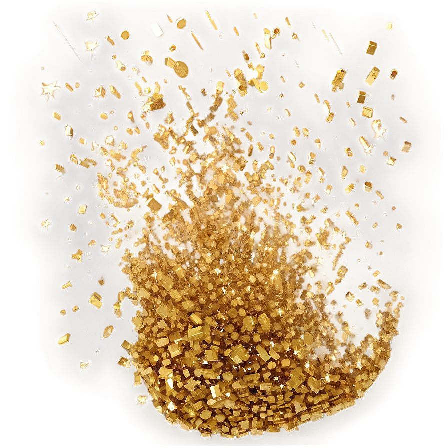 Gold Glitter Explosion Png 63 PNG Image