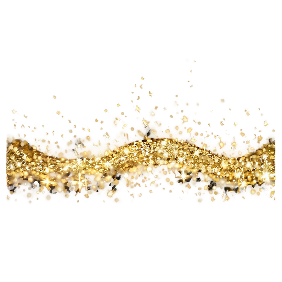 Gold Glitter Flicker Png 05232024 PNG Image