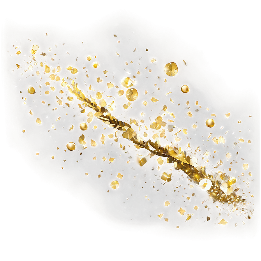 Gold Glitter Particle Png Wew PNG Image