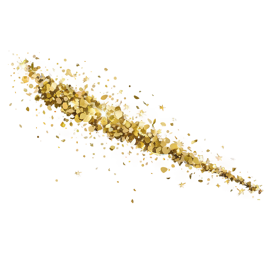 Gold Glitter Scatter Png Bdt98 PNG Image