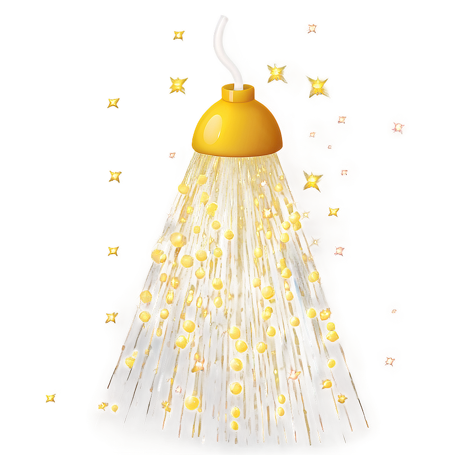 Gold Glitter Shower Png Pcm67 PNG Image