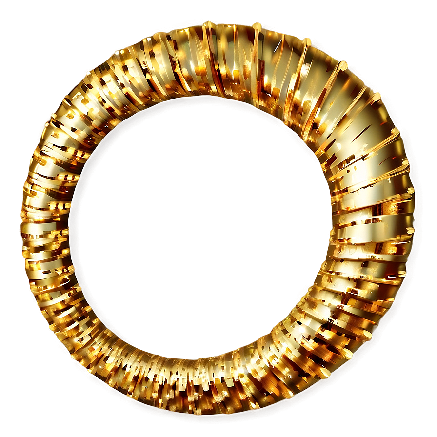 Gold Glitter Spiral Png 05232024 PNG Image