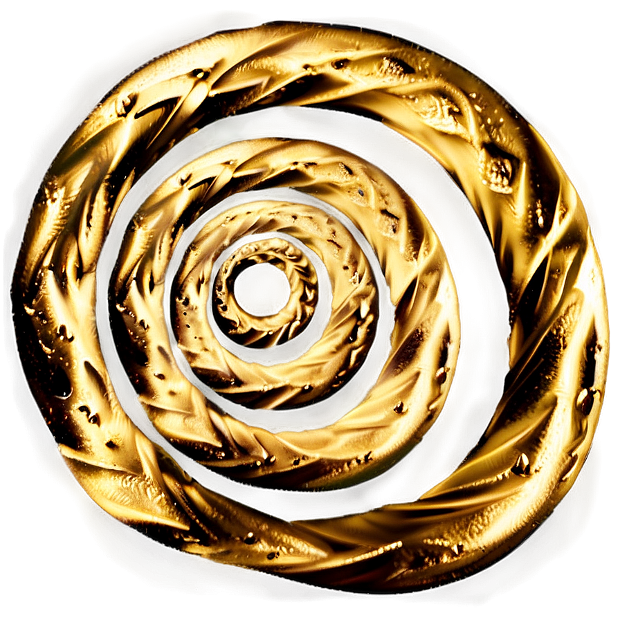 Gold Glitter Spiral Png Bmm38 PNG Image