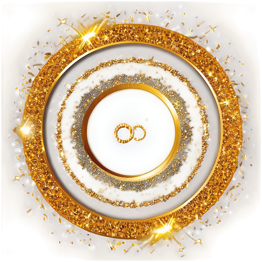 Gold Glitter Vortex Png Aet40 PNG Image