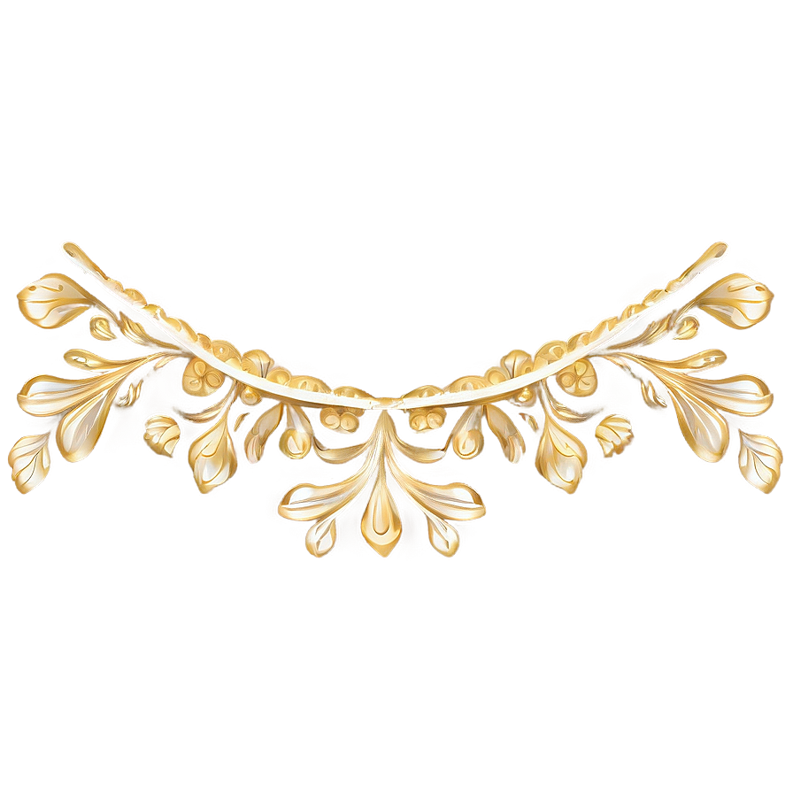 Gold Lace Border Png 06262024 PNG Image