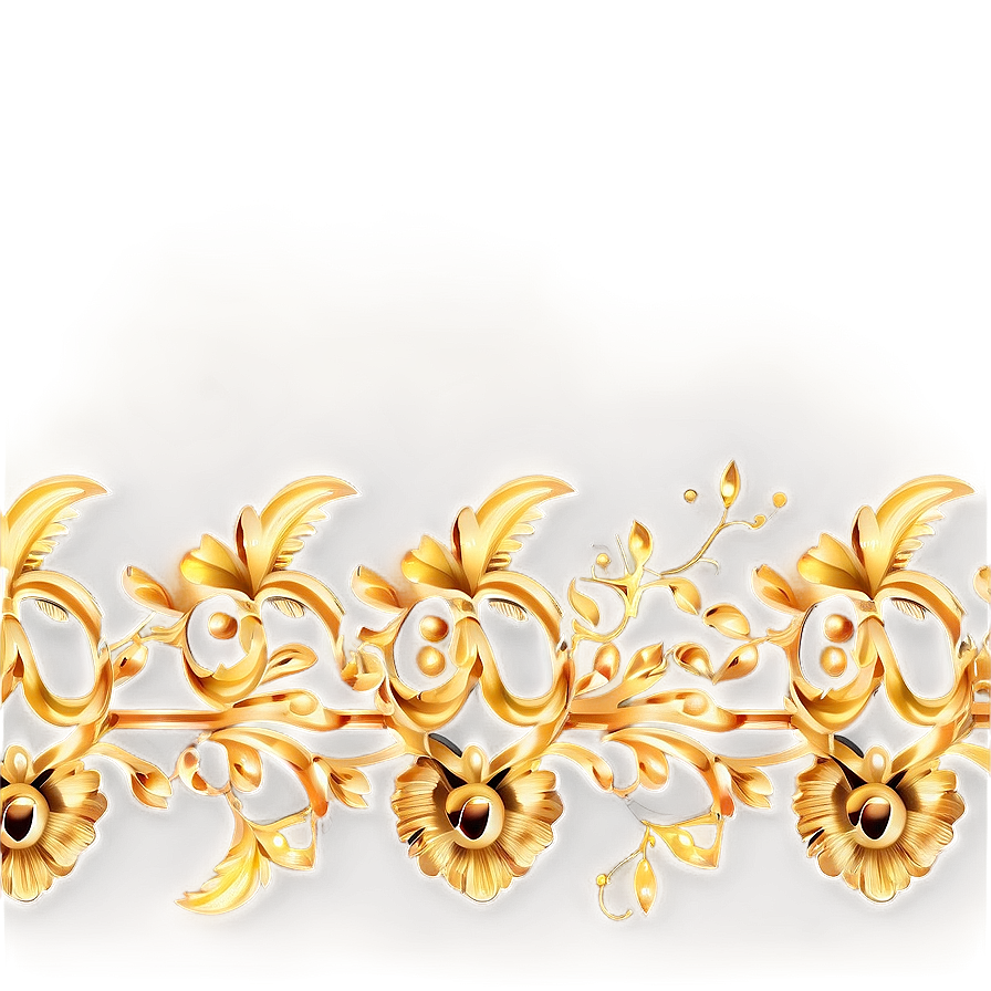 Gold Lace Border Png 06262024 PNG Image