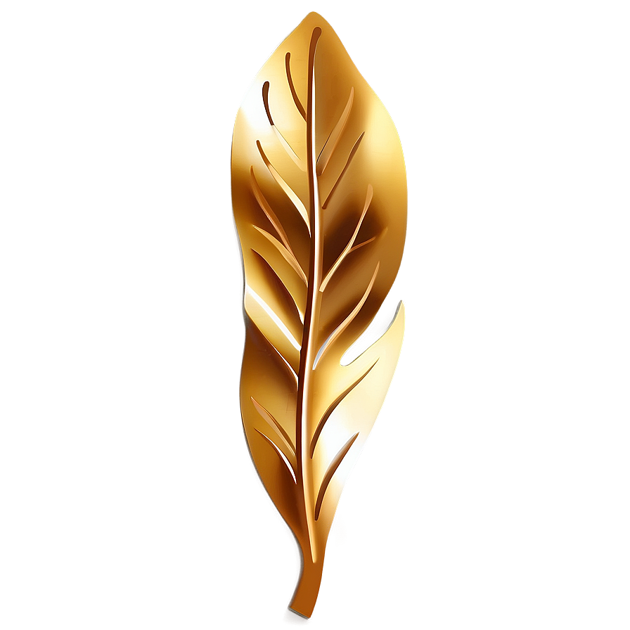 Gold Leaf Design Png Nag PNG Image