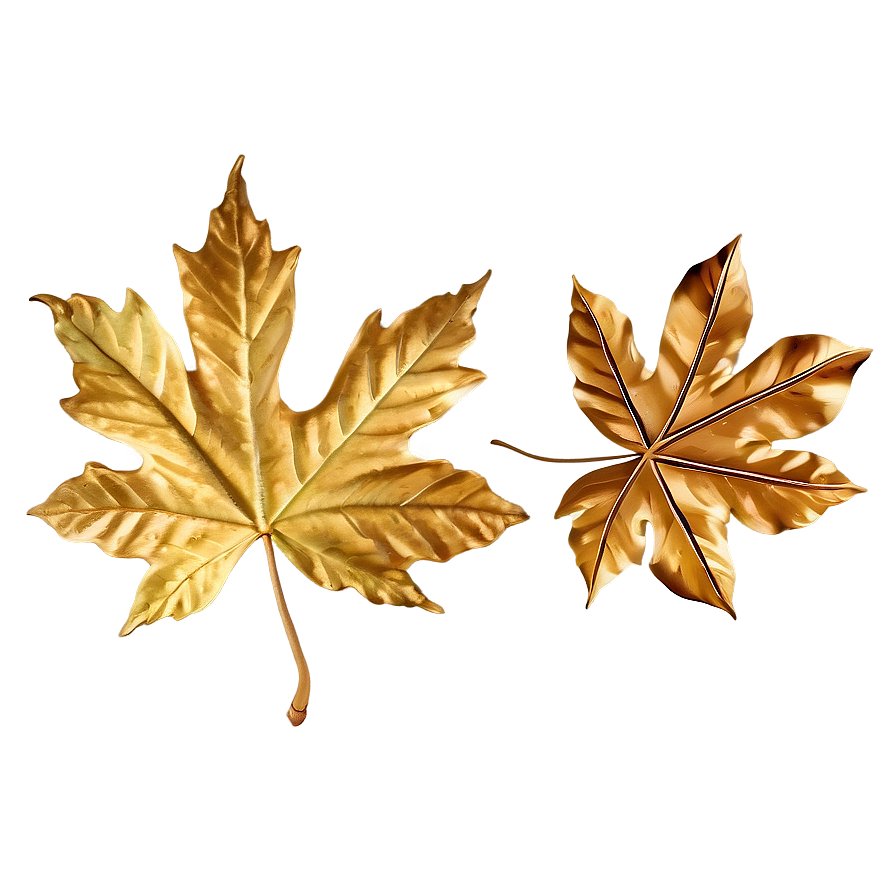 Gold Maple Leaves Png 76 PNG Image