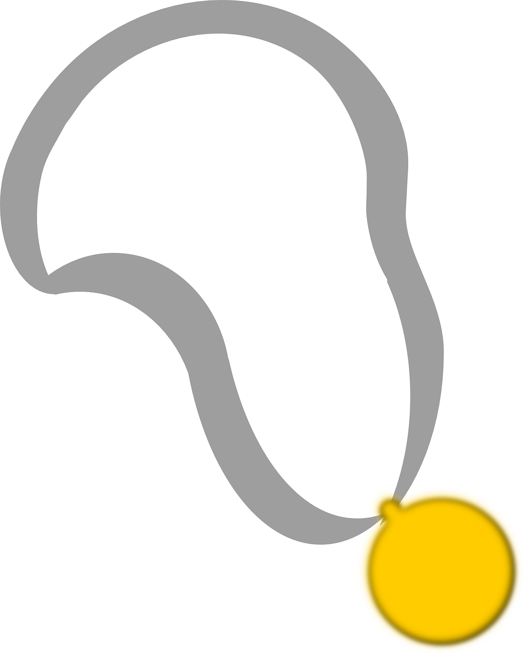 Gold Medal Icon PNG Image