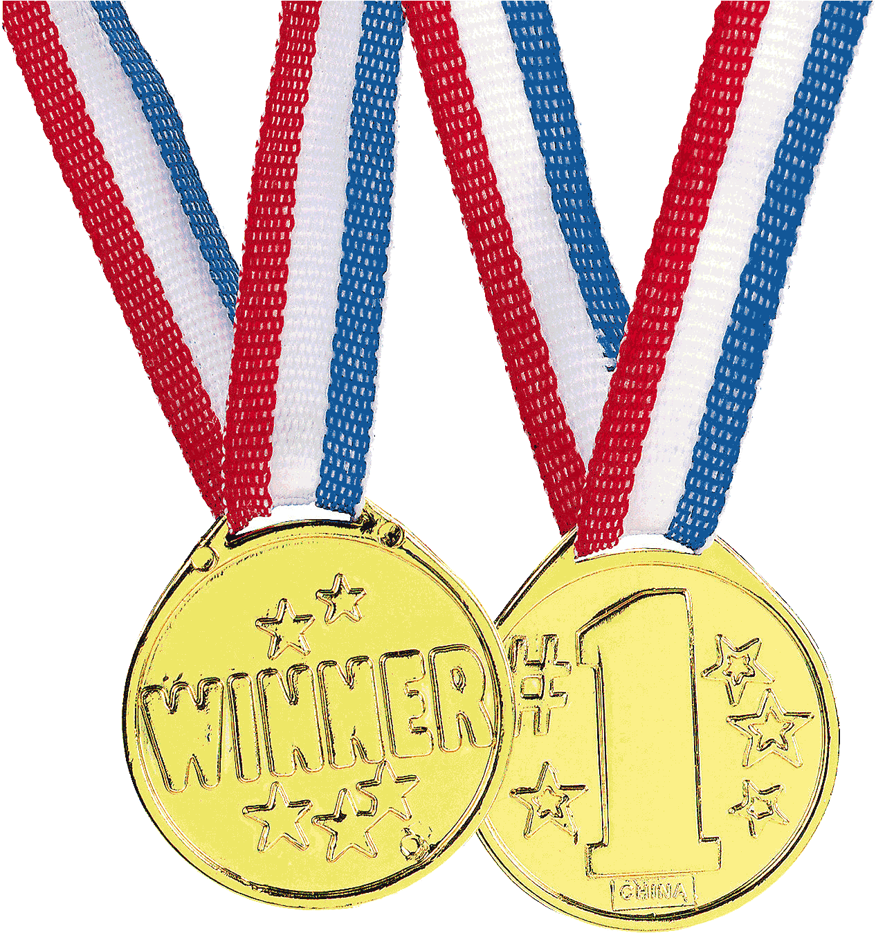 Gold Medals Winner Number One PNG Image