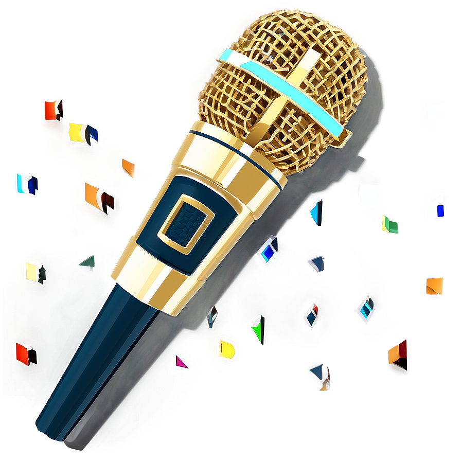 Gold Microphone Png 90 PNG Image