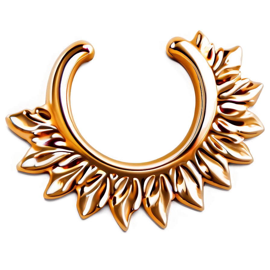 Gold Nose Ring Png Scq PNG Image