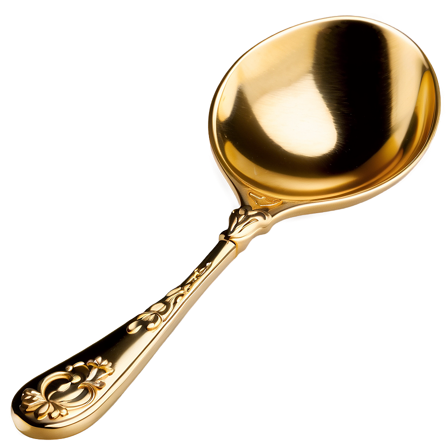 Gold Plated Spoon Png 35 PNG Image