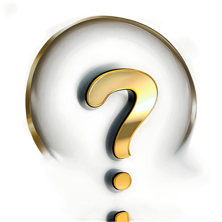 Gold Question Mark Transparent Png 92 PNG Image