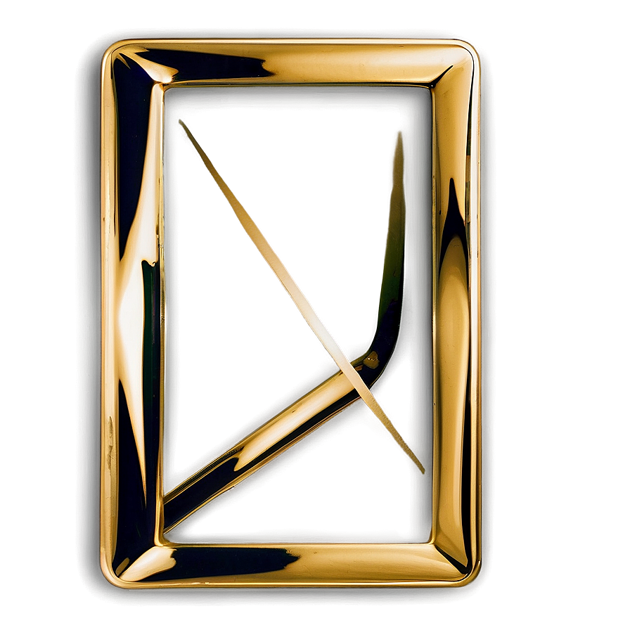 Gold Rectangle For Frame Png Yqi72 PNG Image