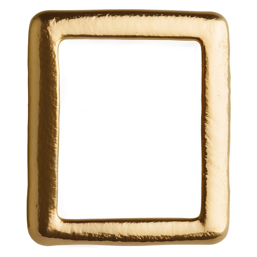 Gold Rectangle Seal Png 14 PNG Image