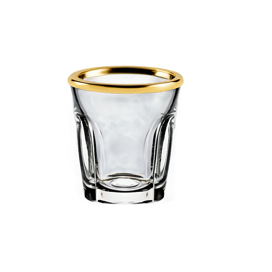 Gold Rimmed Shot Glass Png 28 PNG Image